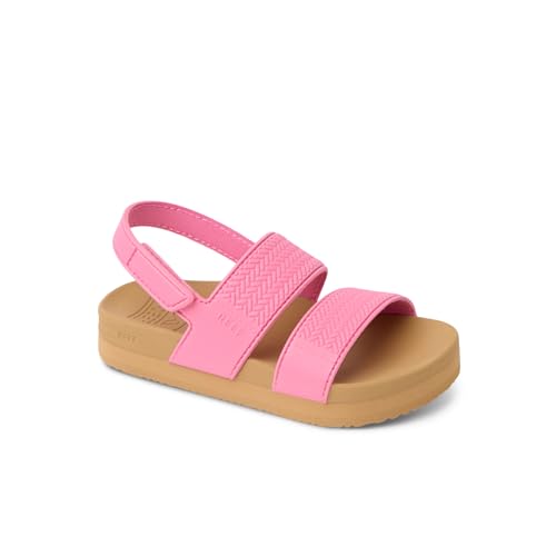 Image of REEF Girls Toddler /Little Kid Water Vista Platform Sandal, Water Friendly, Adjustable Strap