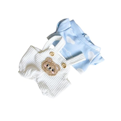 KIXZSAZ Ropa para muñecas pequeñas, Trajes para niñas y niños, Disfraces para coleccionistas y Juegos Infantiles. para hacerlas más Atractivas y Hermosas. para muñecas de , Azul , 11 cm-13 cm