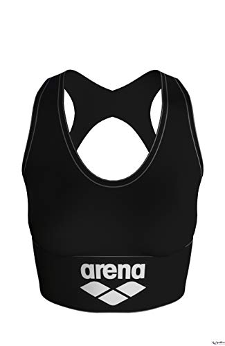 ARENA レディース スタンダード ジム ロゴ スポーツ ブラトップ