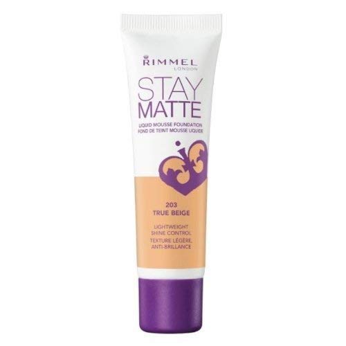 (3 Pack) RIMMEL LONDON Stay Matte Liquid Mousse Foundation - True Beige