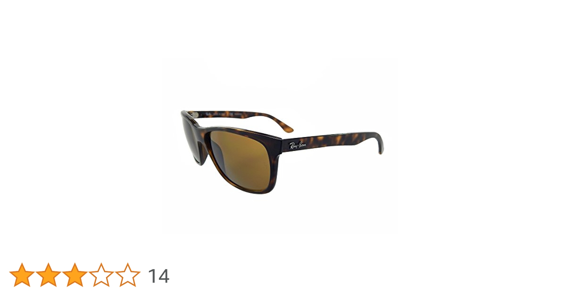 Ray-Ban RB1971 サングラス ブラウン Ray-Ban RB1971 Square 1971 Classic L (54 - 19) with Brown