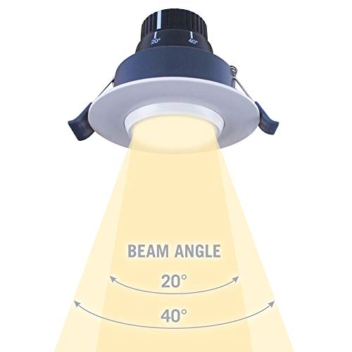 Image of Armacost Lighting 223811 Gimbal Recessed Articulating LED Puck, Brushed Steel, Bright White Light