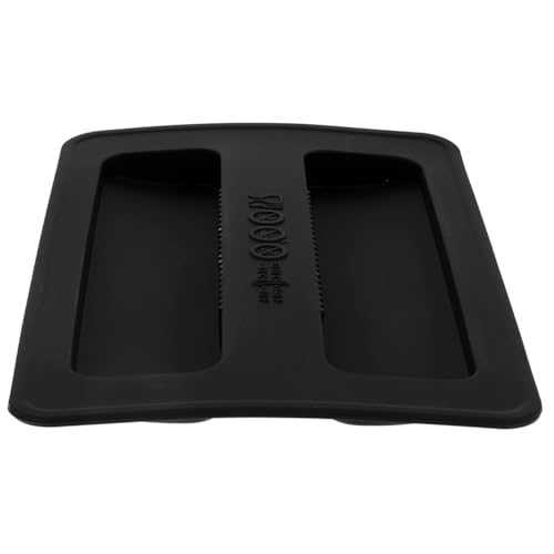 CLISPEED Cubierta Antipolvo Para Máquina De Pan Maquina Para Hacer Pan Protector Hogar Tapa Superior De La Tostadora Brillante Vista Cubiertas De Electrodomésticos Retro Gel De Sílice Negro