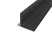 Black Wall Corner Guard Protector Molding 2-Pack 15/16