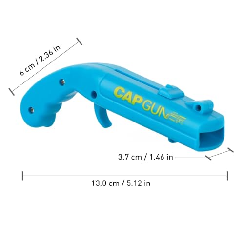 4 Stück Cap Gun Flaschenöffner Pistole, Lustige Schuss Flaschenöffner, Biergeschenke für Männer, Flaschenöffner Lustig für Party, Bar & Home Shooter Kronkorken Spiele