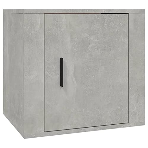 Armoire d'appoint chambre gris béton compacte pour optimiser les petits espaces