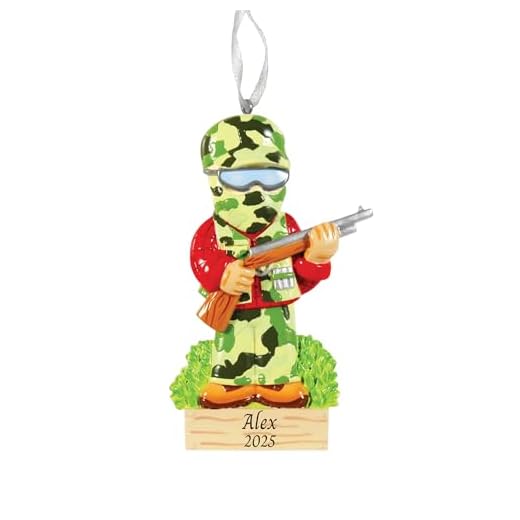 2021 Personalized Christmas Tree Ornament for Hunters - Camo Hunter Customized Handwritten Christmas Ornament - Hunting Lovers Keepsake for Boys & Girls Children