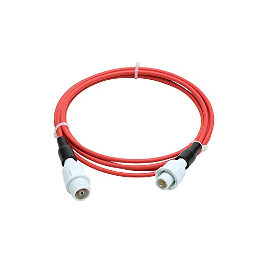 Mssoomm Power Supply High Voltage Cable with 2 Meters High Voltage Wire and 1 Pair Protective Connector Head