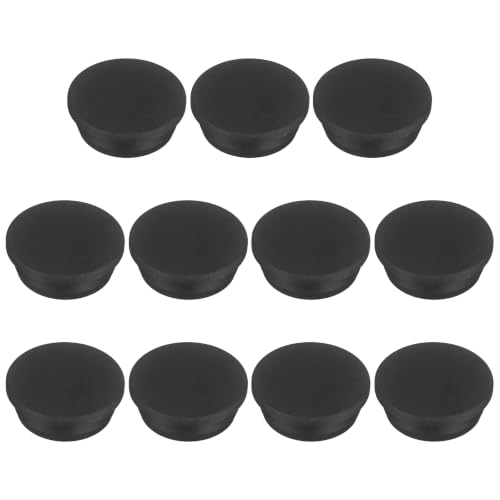 Image of MECCANIXITY 11pcs T-Shaped Silicone Plugs 40.3mm 1-19 /32 Inch Dia Snap in Plug Hole Seal Cover Round Rubber Stopper for 39-40.3mm Holes Kitchen Rubber Bulkheads Waterproof Sealing, Black