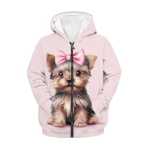 Kids Zipper Hoodie Boys Girls Zip Up Hoodie for Children