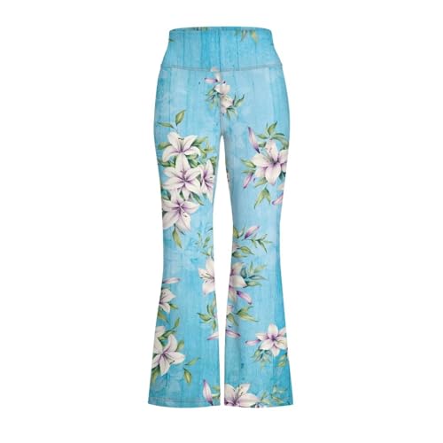 Toddler 5-14Y Girl Bell Bottoms Easter Spring Yoga Pants for Party Plus Size Flare Leggings for Vacation4