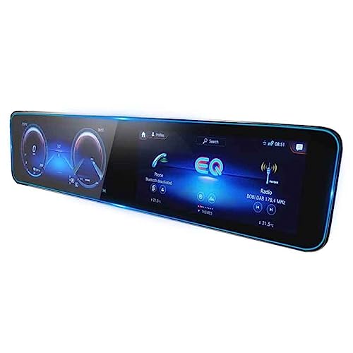 Verre trempé Benz EQB 2022 anti-rayures pour écran de navigation - 4