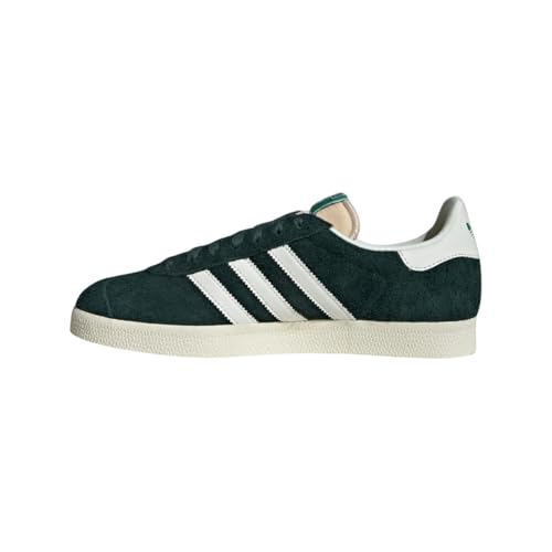 Image of adidas Gazelle Men's 3 Stripes Logo Classic 90S Sn Trainers (Green, US 6)