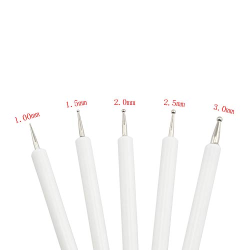 Batino 6-Piece Different Sizes Of Double-Ended Tracking And Spotting Tool Set Pen Tracing Dotting Tool Stylus For Pottery Clay Craft, Embossing Art #TOP1