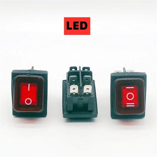 Interruptor basculante 4 pines para restaurar electrodomésticos y luces 2