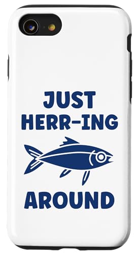 Small Cute Herrings Simple Minimalist Fish just Herring X}zP[X iPhone SE (2020) / 7 / 8 p