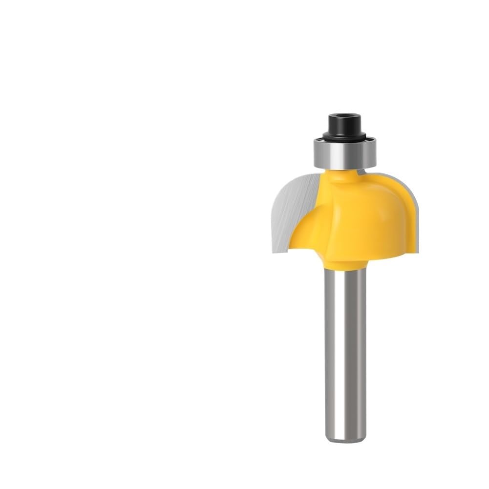 1PC 1/4inch Shank for Woodwork Power Tools,Trimming Machine Router Bit Bakelite Milling Engraving Machine,Woodworking Milling Cutter(NO2 6mm Shank)