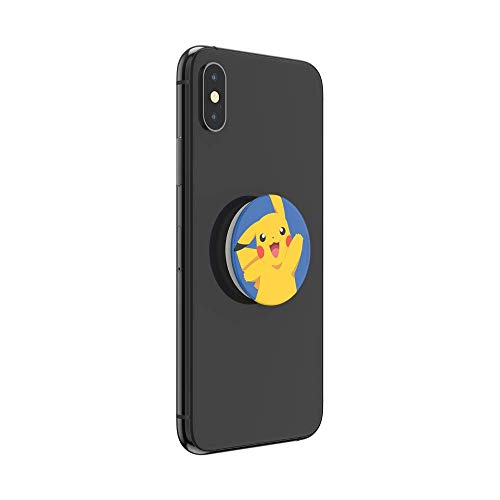 Image of PopSockets Phone Grip with Expanding Kickstand, Adhesive Grip, Pokemon - Pikachu Knocked
