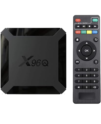 Android 10.0 TV Box, X96 Q Android TV Box Allwinner H313 Quad Core Arm Cortex A53, 2GB RAM 16GB ROM Smart TV Box Soporte 4K 3D Set Top Box, Media Player