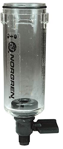 Bol transparent Dixon 4266-50RF avec vidage manuel pour filtre et régulateur