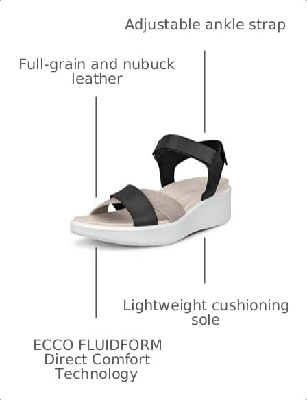 Image of ECCO Flowt Wedge Luxury Crossband