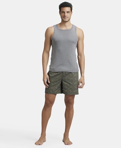 Image of Jockey US57 Men Super Combed Mercerized Cotton Woven Printed Boxer Shorts with Side Pockets (Pack of 2, Prints May Vary)