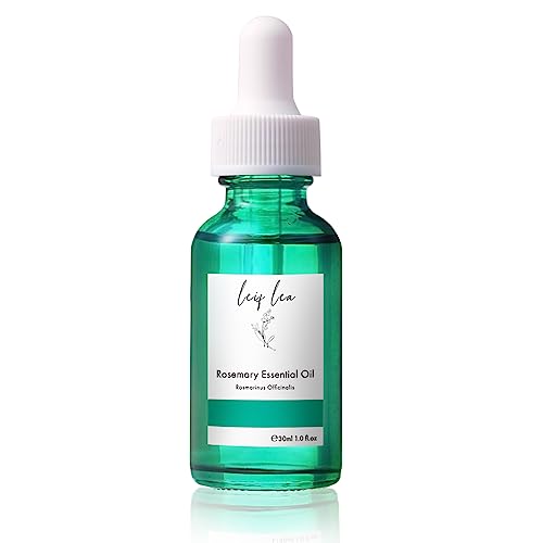 Aceite Esencial de Romero para Crecimiento del Cabello - Leif Lea Aceites Esenciales Capilares para Hombre y Mujer, Tratamiento Fortalecedor para Cuero Cabelludo, Pelo Seco y Volumen, 30ml