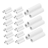 FUNOMOCYA 20 Piezas Conector LED Pines Hembra Unidades Adaptador Doble para Tubos LED Fácil Instalación para Iluminación Techo Hogar y Oficina