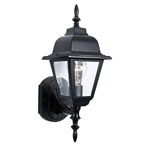 Image of Maple Street 1-Light Outdoor Wall Light with Clear Glass, Wet Rated for Porch, Patio, and Garage - Design House, 507566