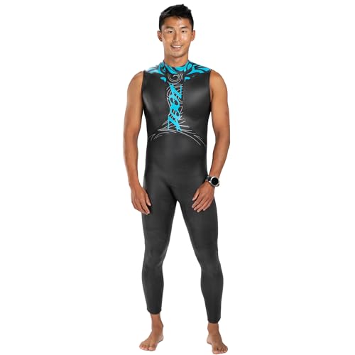 Zoot Men’s Manta Sleeveless Wetsuit, Yamamoto Neoprene Triathlon Suit with