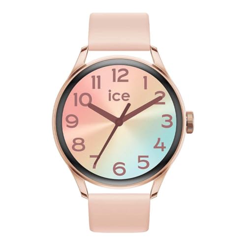 Ice-Watch - Ice Smart 2.0 Rose-Gold - Nude - Montre connectée Ronde Rose pour Femme (1,2 Pouces)