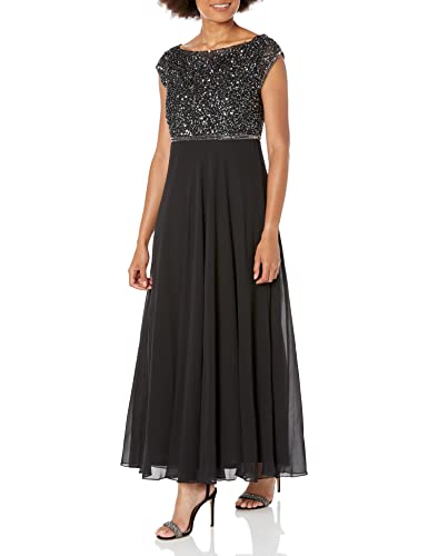 Image of J Kara Women's Beaded Empire Waist Gown