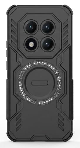 Image of ShieldTech Back Cover Case for Redmi Note 15 Pro Plus 5G | 360 Protection Mobile Phone Case Mag-Safe | Back Cover for Redmi Note 15 Pro Plus 5G / Note 15 Pro Plus 5+G - Black TPU+PC