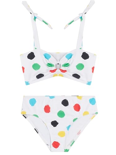 Image of Kanu Surf Girls' Nellie Beach Sport UPF 50+ Sweetheart Bikini 2pc Swimsuit