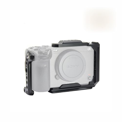Image of DIGITEK Professional Cam Cage (S) for Sony FX3 /FX30 Series Cameras, Lightweight Aluminum Cage with HDMI Cable Clamp & Quick Tripod Mounting