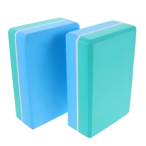 Sosoport 2 Piezas Bloques EVA Antideslizantes Alta Densidad Soporte Estable para Estiramiento Fitness Gimnasio Exterior