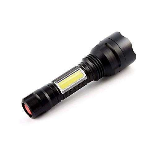 Lampe Torche LED,SYXX Mini rechargeable lampe de poche, étanche camping en plein air lampe de poche, poche LED réglable Mise au point Flashlight Super Bright, utilisé for la pêche Escalade Activités d