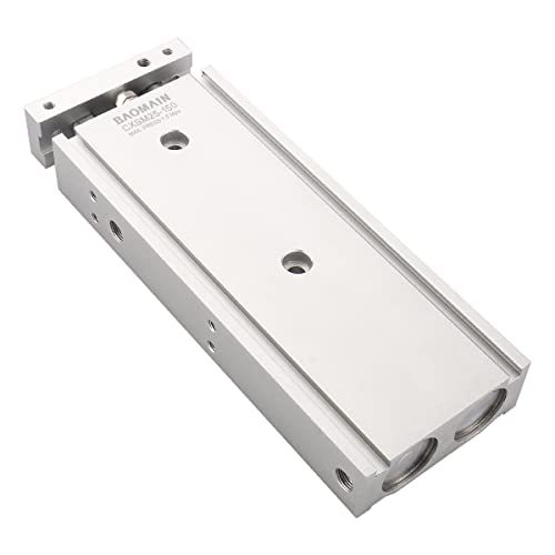 Cilindro de aire comprimido con doble rodamiento guiado de 150 mm 3