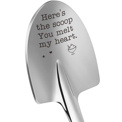 Mothers Day for Wife from Husband, To My Wife Mother's Day Anniversary Wedding Birthday Gifts for Women Wifey I Love You Valentines Easter Romantic Gift for Her, Funny Wife's Ice Cream Shovel Spoon