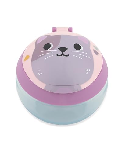 Image of Skip Hop Baby Snack Container Mealtime Snack Cup, Holds 7.5oz. Besties Squad, Cat