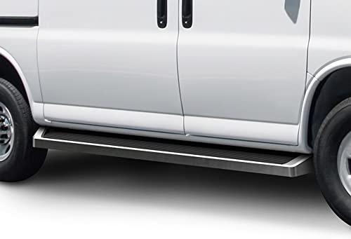 Estribos Tuxtreme aluminio 6 pulgadas para Chevy Van