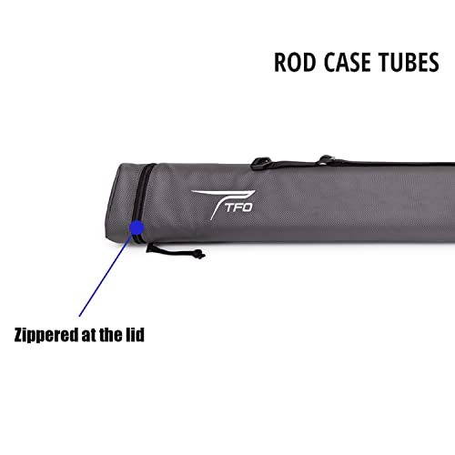 Temple Fork Outfitters TF RCT 9/4 Tfo) Lightweight Portable Cover Storage Triangular Fishing Rod Tackle Ropes Case Tubes 9'0'' 4Pc thumb #1