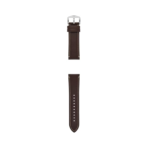 Image of Fossil Men's 22mm Dark Brown LiteHide Leather Watch Band