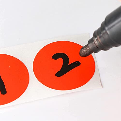 Image of True-Ally 400 piece Mix Color 50mm (2 Inch) Round Dot Sticker Self Adhesive Labels Writable Surface for Kids Activity, File Classification, Calendar Planner (Assorted Color) (Assorted Color)