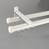 Facile à installer : ce système de rail de rideau comprend tous les accessoires d'installation nécessaires, tels que les rails, les poulies et les connecteurs de rail droits, assurant une installation sans tracas. Conçu pour :