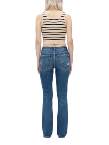 ONESO Jeans for Women Trendy Mid Rise Baggy Jeans Comfortable Stretchy Womens Straight Leg Jean for Casual2