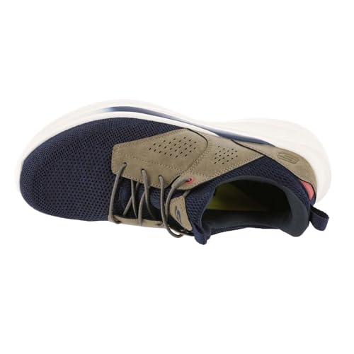 Image of Skechers Men's Streetwear Slade - Breyer Knitted Mesh Bungee Lace W /Quarter Cage Slip On