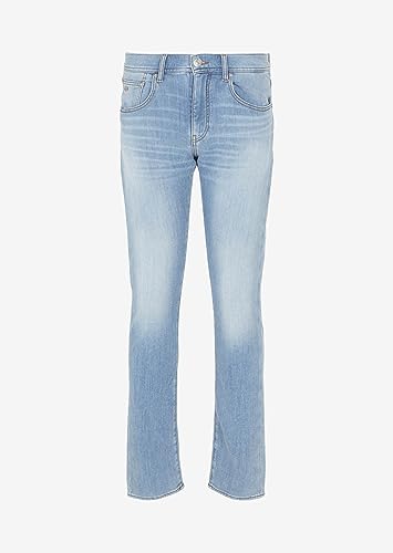 Armani Exchange Men's J13 Slim Fit Comfort Fabric Stretch Denim3