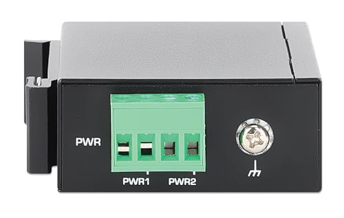 Inyector Industrial Gigabit PoE++ Intellinet, 95 W, IP50, Montaje en Carril DIN | IEEE 802.3bt/at/af, carcasa metálica, operación de -40 a 75 °C, 1 puerto RJ45 para cámaras y VoIP | 509602 miniatura 4