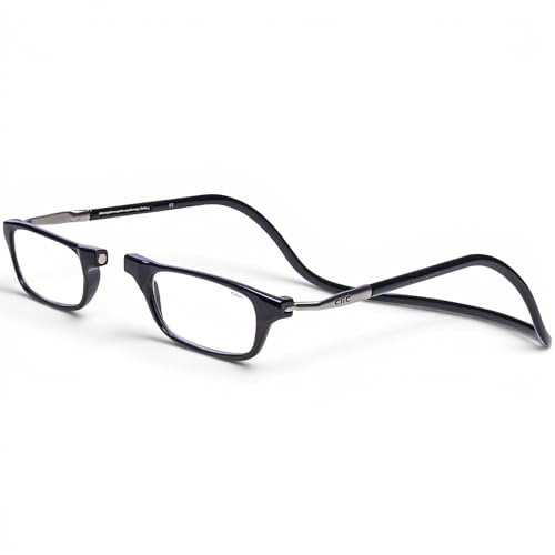 Clic Magnetic Reading Glasses - Adjustable Neck Hanging Readers - Secure Fit with Rigid Headband -...